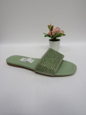 Klapki damskie na płaskim (36-41) EL-810 GREEN