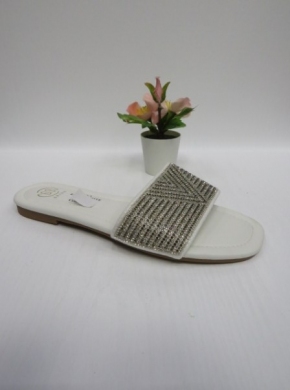 Klapki damskie na płaskim (36-41) EL-810 WHITE