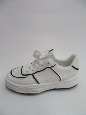 Buty sportowe damskie na płaskim (36-41) 21-Q20 WHITE