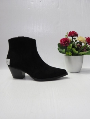 Botki damskie na obcasie (36-41) 8699A BLACK