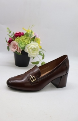 Mokasyny damskie na koturnie (36-41) YCC-160 BROWN