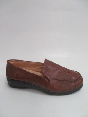 Półbuty damskie na płaskim (36-41) H95 BROWN