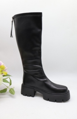 Kozaki damskie na obcasie (36-41) AM7567 BLACK