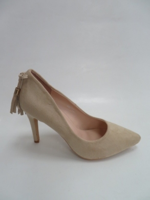 Czółenki damskie na szpilce (36-41) 2581BEIGE
