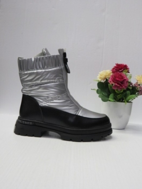 Śniegowce dziewczęce (32-37) A305 BLACK/SILVER