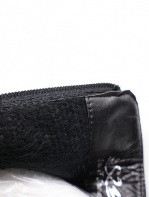 Botki damskie ocieplane na obcasie (36-41) 5528 BLACK