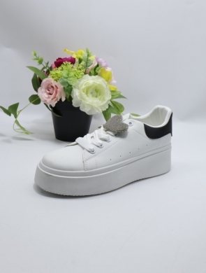 Buty sportowe damskie na płaskim (36-41) LY097 BLACK