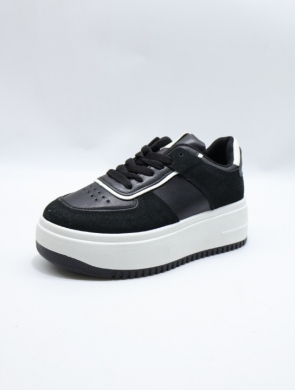 Buty sportowe damskie na płaskim (36-41) BL292 BLACK