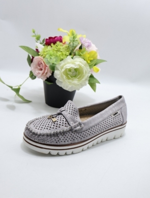 Mokasyny damskie na płaskim (36-41) X-53 GREY