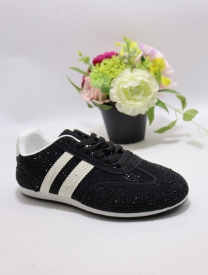 Buty sportowe damskie na płaskim (36-41) B-902 BLACK