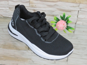 Buty sportowe damskie na płaskim (36-41) A6 BLACK