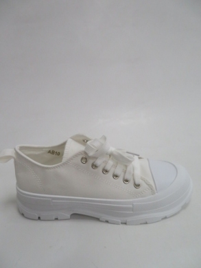 Trampki Damskie na koturnie (36-41) AB10 WHITE