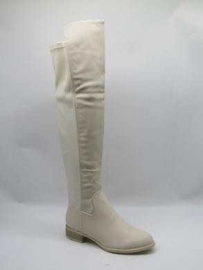 Kozaki damskie ocieplane na płaskim (36-41) F181 BEIGE