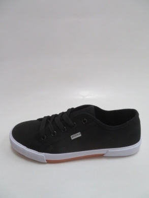 Tenisówki damskie na płaskim (36-41) 7SP 654-LS BLACK