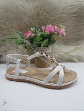 Sandały damskie na płaskim (36-41) FY6815 WHITE