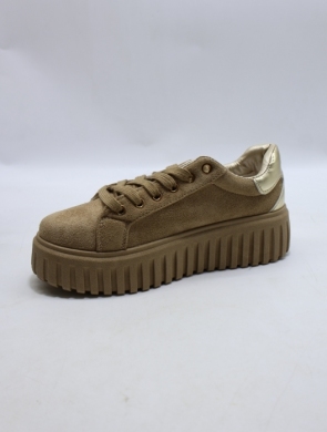 Buty sportowe damskie na płaskim (36-41) LLS-16 KHAKI