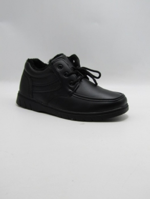 Botki męskie ocieplane (40-46) 31107-1 BLACK