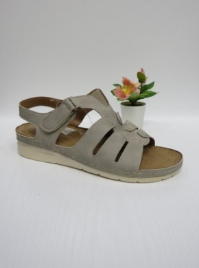 Sandały damskie na koturnie (36-41) KH1101 STONE
