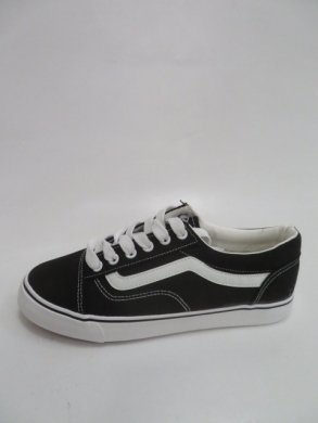 Tenisówki damskie na płaskim (36-41) DC3-1 BLACK