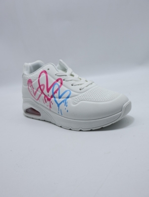Buty sportowe damskie na płaskim (36-41) 6006 WHITE