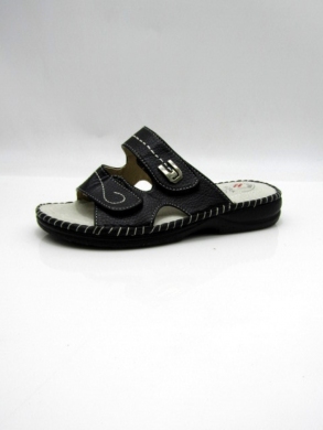 Klapki damskie na płaskim (36-41) 007 BLACK
