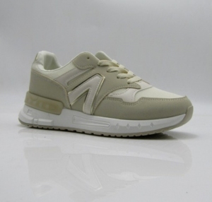Buty sportowe damskie na płaskim (36-41) A88-179 BEIGE