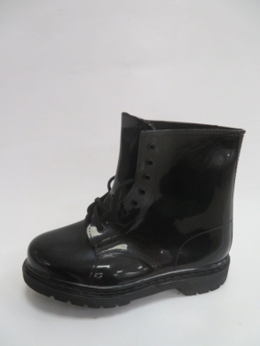 Botki damskie jesienne na płaskim (36-41) XHMY-38  BLACK