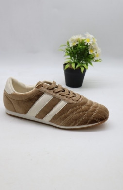 Buty sportowe damskie na płaskim (36-41) 25021 KHAKI