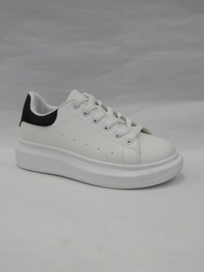 Buty sportowe damskie na płaskim (36-41) WCF-15 WHITE
