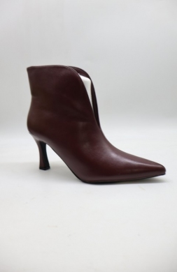 Botki damskie na szpilce (36-41) X7041 WINE