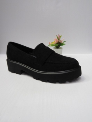 Mokasyny damskie na płaskim (36-41) H2230-1 BLACK