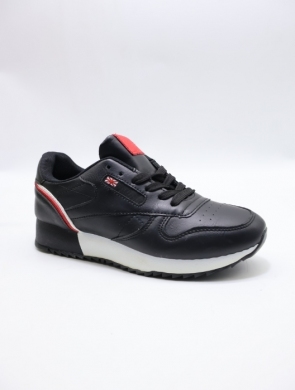 Buty sportowe damskie na płaskim (37-40) BK938-6 BLACK