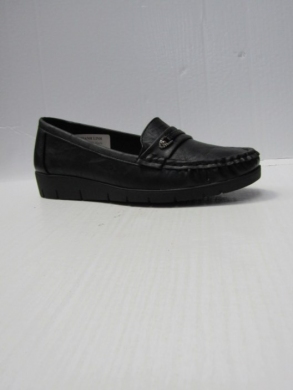 Mokasyny damskie na płaskim (36-41) PL195-10 BLACK