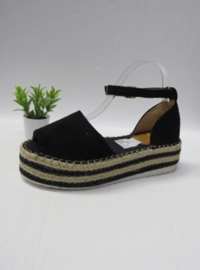 Sandały damskie na koturnie (36-41) BL290 BLACK