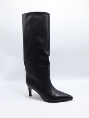 Kozaki damskie na szpilce (36-41) K627 BLACK
