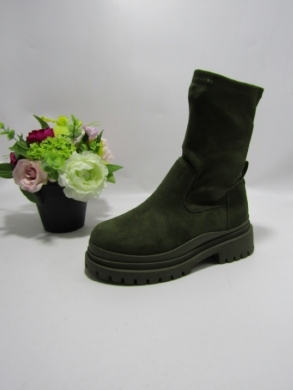 Botki damskie na płaskim (36-41) 8-7 GREEN