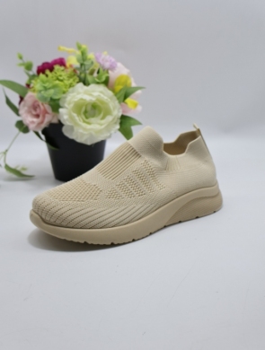 Buty sportowe damskie na płaskim (36-41) AA71 BEIGE