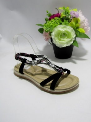 Sandały damskie na płaskim (36-41) FY6926 BLACK