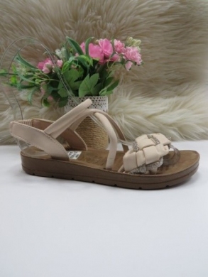 Sandały damskie na płaskim (36-41) Z-17 BEIGE