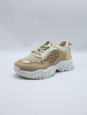 Buty sportowe damskie na płaskim (36-41) AB922 KHAKI