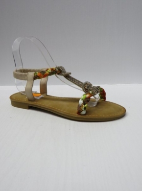 Sandały damskie na płaskim (36-41) 219-2 BEIGE