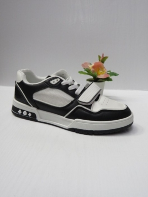 Buty sportowe damskie na płaskim (36-41) LS2343 BLACK