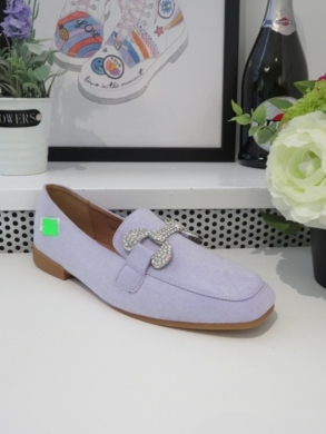 Mokasyny damskie na płaskim (36-41) 7983 PURPLE