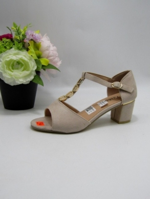 Sandały damskie na obcasie (36-41) TY2423 BEIGE/MIC