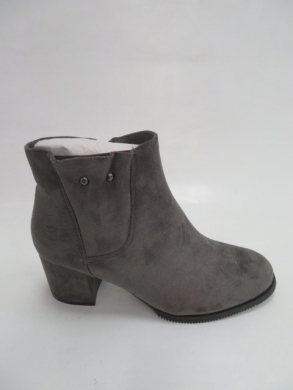 Botki damskie jesienne na obcasie (36-41) 8053-3 GREY