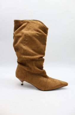 Kozaki damskie na szpilce (36-41) 68360 CAMEL