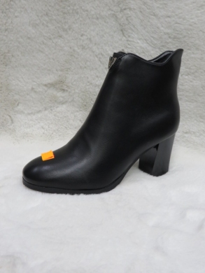 Botki damskie ocieplane na obcasie (36-41) XPL-06 BLACK