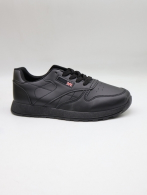 Buty sportowe damskie na płaskim (36-41) 81199-1D BLACK