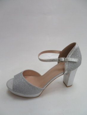 Sandały damskie na obcasie (36-41) VS-697 SILVER