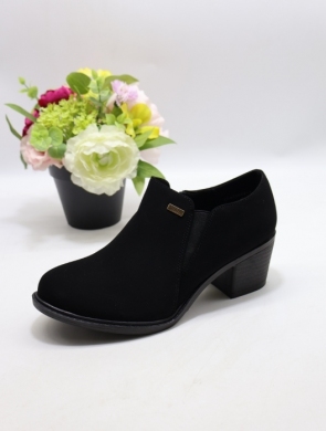 Półbuty damskie na obcasie (36-41) AGF-JX664-1 BLACK